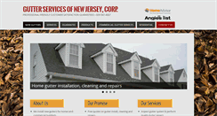 Desktop Screenshot of gutterservicesofnj.com